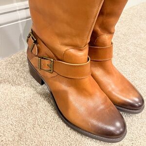 Women's OTK Tan Leather Boots